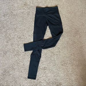 Athleta High Rise Plie Leggings Mesh Yoga Tights Barre Gym Yoga Pants Size XS
